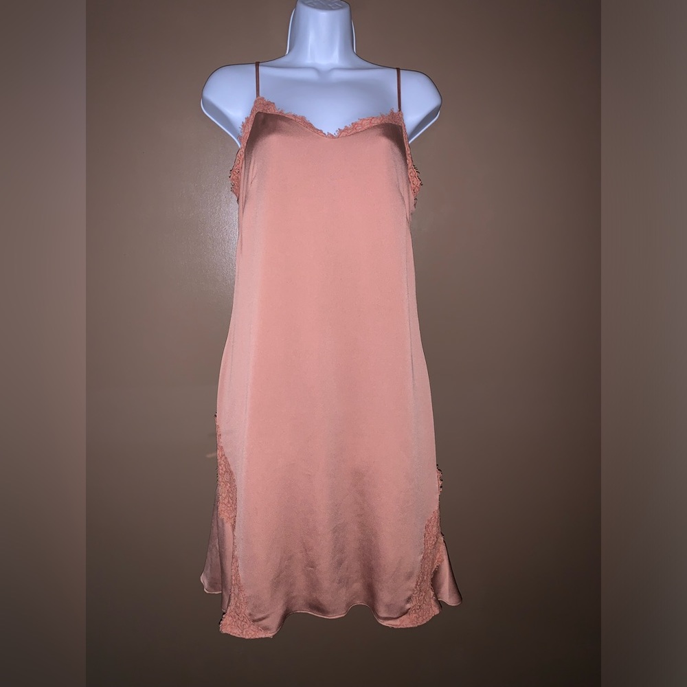 Banana Republic vintage 90s slip dress with lace trim size 6 small medium NWOT